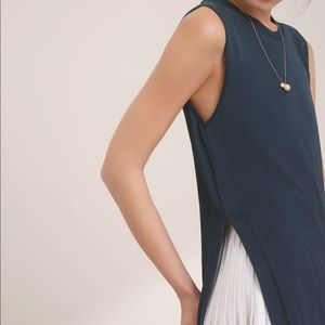 Blue-Grey Aritzia Wilfred Palmier Sweater